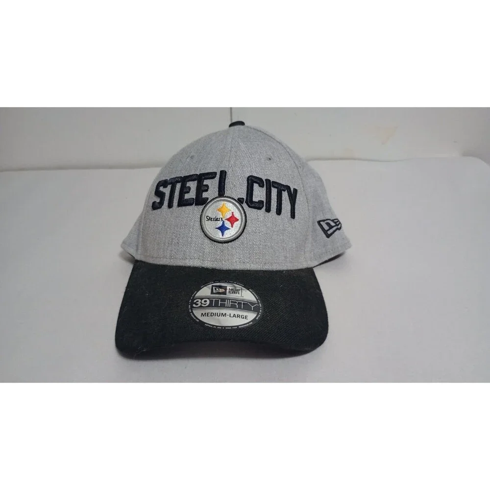 Steel City Pittsburg Steelers NFL New Era 59Fifty Men's Hat Size Medium Large